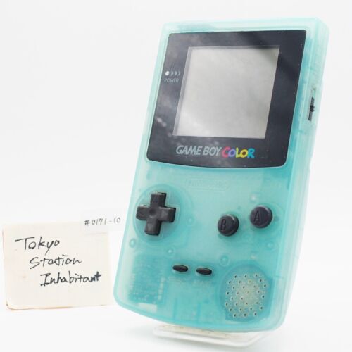 Nintendo Game Boy Color Ice Blue Édition Limitée Toys R Us Japon WORKING... - Photo 1/19