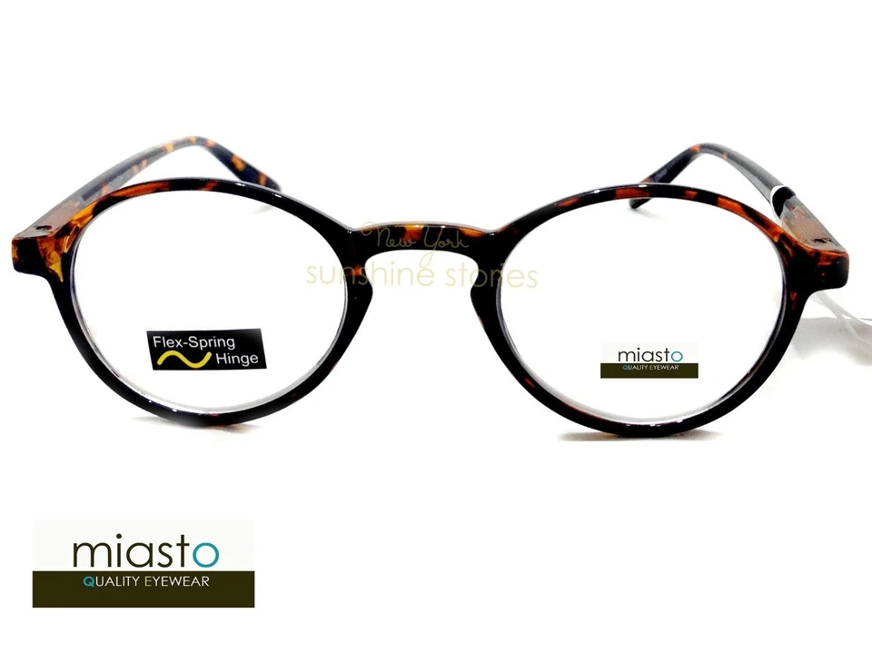 NUEVO CON ETIQUETAS $39.99 MIASTO RETRO REDONDO OJO DE CERRADURA LECTOR PREPPY VINTAGE ESPECIFICACIONES DE LECTURA VASOS Foto 3 de 4