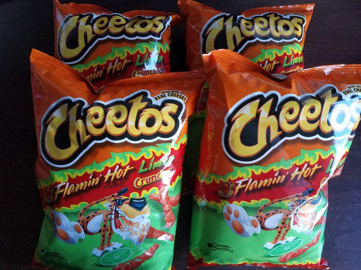 Cheetos Flamin Hot Limon Crunchy