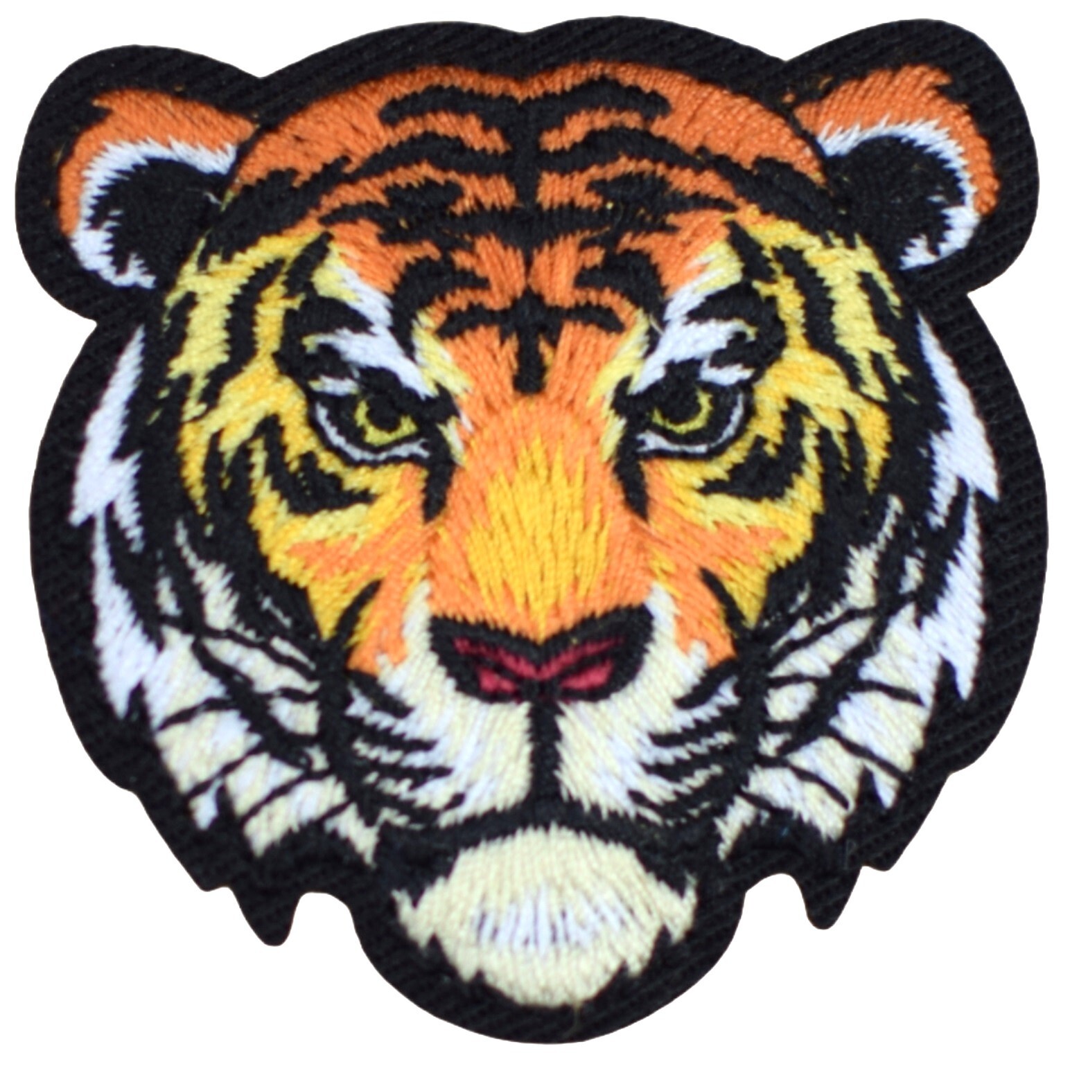 Tiger Applique Patch Feline Kitty Big Cat Zookeeper Badge 2" (Iron or