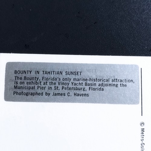 Tahiti. The Bounty in Tahitian Sunset. MGM, Inc. - Picture 3 of 3