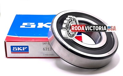 SKF 6313 2RS1/C3 DEEP GROOVE BALL BEARING, RUBBER SEALED