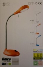 RELCO LAMPADA SPOT DA TAVOLO LED LETTURA STUDIO ORIENTABILE 3,2W 4000K  