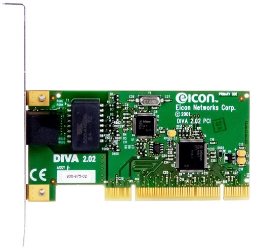 NETZWERK LAN KARTE EICON DIVA 2.02 ISDN ADAPTER 800-675-02 PCI - Bild 2 von 2