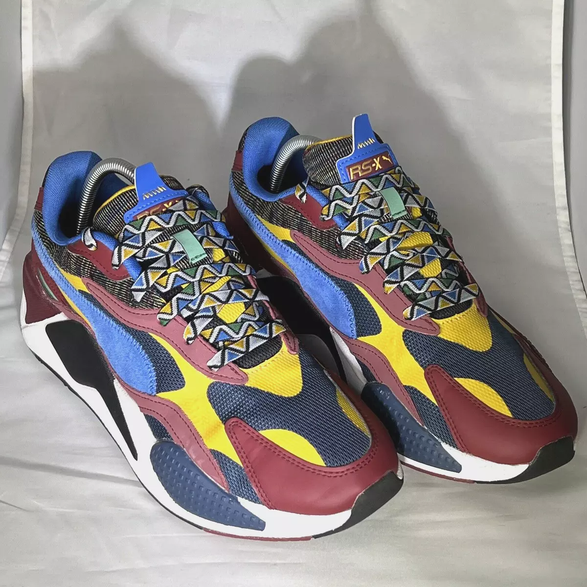 Puma RS X3 Mix Dark Denim Burnt Russet Multicolored Mens Size 9.5 US