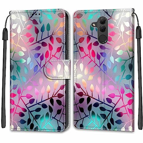 Custodia per Huawei Mate 20 lite/Maimang 7, Caso di Flip Cover Huawei (Y9F)