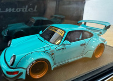 ignition model Porsche IG2516 RWB964 lightBlue 1/43 From Japan