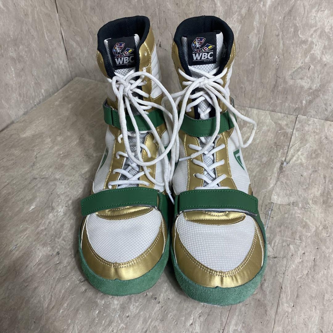 リミテッドカラー Adams アダムス Vプロ WBCモデル US13 31cm Adams V Pro WBC Limited Color Boxing Shoes US 13 31 cm