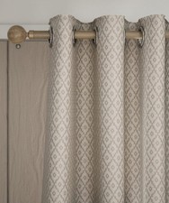 Marks & Spencer Diamond Geometric Eyelet Curtain (Size Width 168cm, drop 229cm)