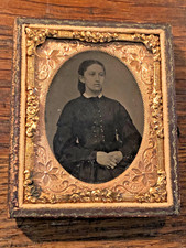 Tintype Photograph of a Young Woman 9th Plate , No Reserve , $29.00