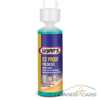 WYNNS 250ml ICE PROOF WINTER WINTERZUSATZ ANTI PARAFFIN ADDITIV FROSTSCHUTZ 1585