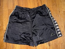 Kappa Nylon Shorts Vintage 80 S SMALL Sprinter Shiny Satin Retro Glanz Soccer