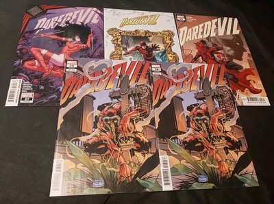   DAREDEVIL LOT (5) #27 (2) #28 (3) 2 ARE MAN THING VARIANTS ALL NM MARVEL 2021