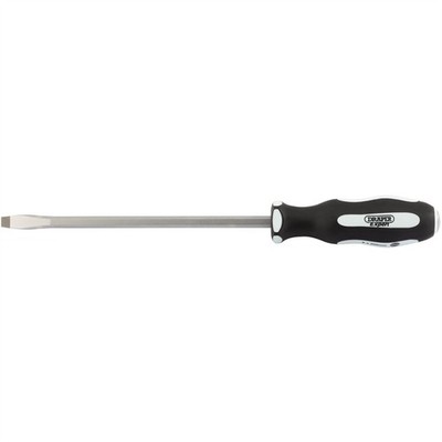 Draper Expert Pound Thru Plain Slot Soft Grip Griff Schraubendreher 8 x 200 mm