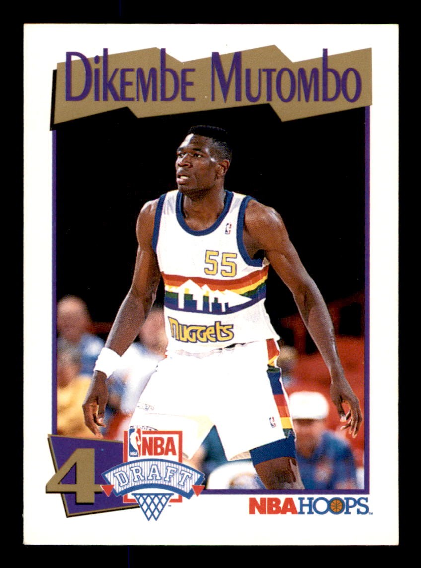 1991-92 Hoops #549 Dikembe Mutombo