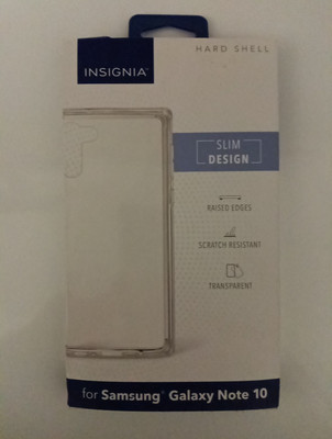 Insignia- Hard Shell Case for Samsung Galaxy Note 10, Clear