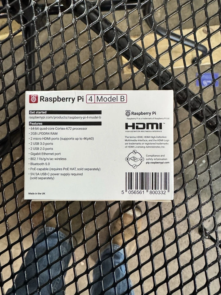 Raspberry Pi 4 Model B 2GB RAM - Image 2 of 2