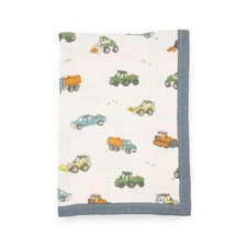 Little Unicorn Newborn Receiving Quilt Ultra- Soft, Multi-Layered Muslin Fa...