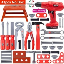 41pcs Children Toy Tool Kits Engineer Simulated Repair Tool Set Electric Drill