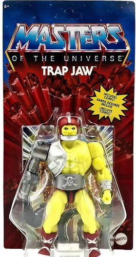 Masters Of The Universe Origins - Trap Jaw: Action Figure 14 Cm Con 16 Snodi, Armatura E Accessori