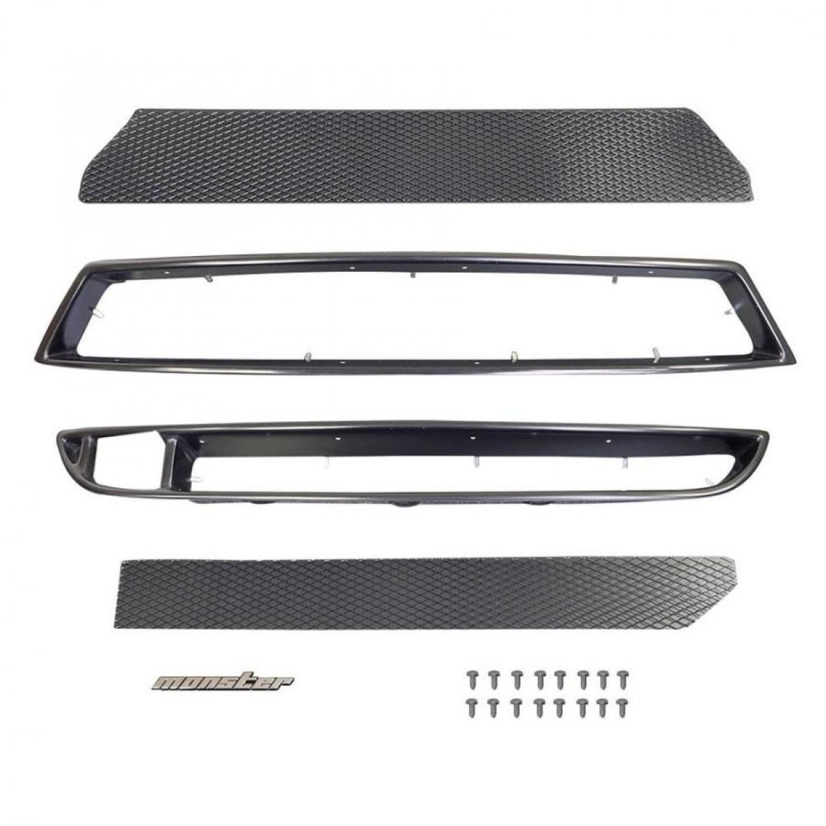 Monster Sport Upper & Lower Grille Set FRP for Suzuki Swift Sport