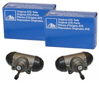 2X ATE Radbremszylinder 38,1Mm Passend FüR MERCEDES-BENZ T2/L Trommelbremse