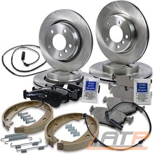 4x BREMSSCHEIBE+BREMSBEL�GE+BREMSBACKEN VORNE+HINTEN F�R BMW 3-ER E46 320-328