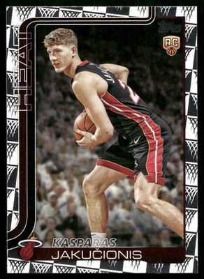 Kasparas Jakucionis Rookie - 2025-26 Topps Flagship Basketball - Season Tip-Off