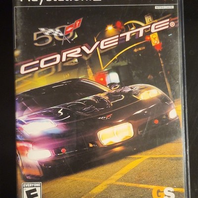 Global Star Corvette (Sony PlayStation 2, PS2, 2003) E, Racing Car Racing Manual