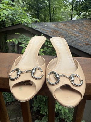 Gucci Lady Horsebit slide mule sandals shoes sz 36 EUR 6 US | eBay