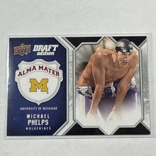 Upper Deck Draft Edition Michael Phelps Alma Mater Wolverines #AM-MP Swimming