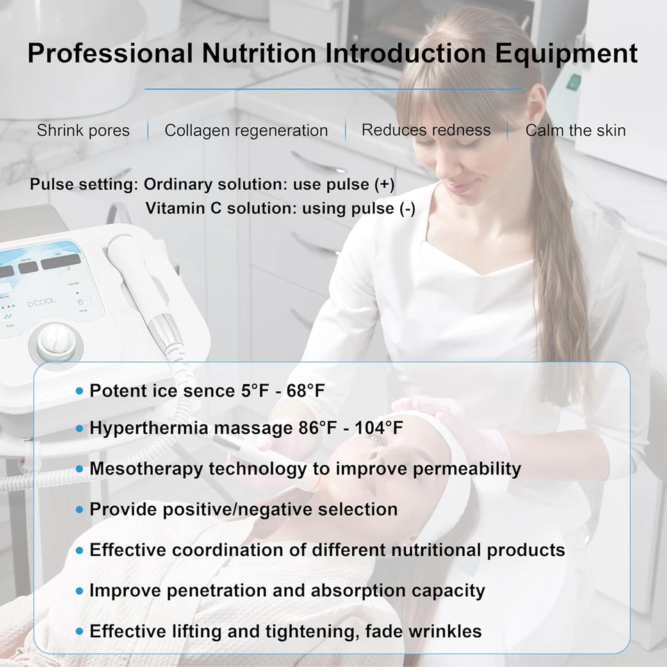 Portable Dcool Cryo Cool Electroporation EMS Mesotherapy Machine Face Skin Lift - image 3 of 4