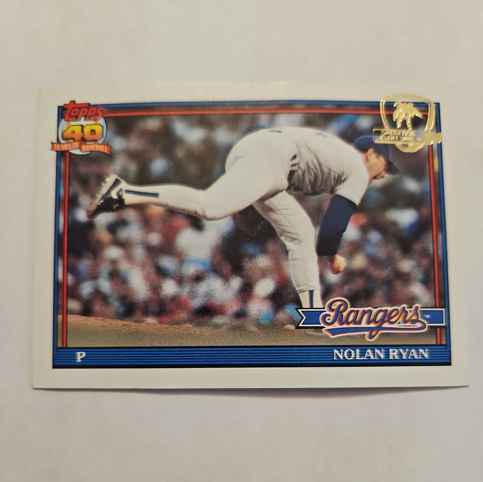 1991 Topps Desert Shield #1 Nolan Ryan