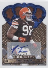 2011 Panini Crown Royale Rookie Blue Signatures 17/50 Phil Taylor #174 Auto 0f8
