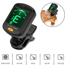 Electric Digital Guitar Tuner LCD Clip-on Chromatic Acoustic Bass Ukulele Violin