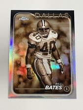 2024 Topps Chrome Football Sepia Refractor #47 - Bill Bates - Dallas Cowboys
