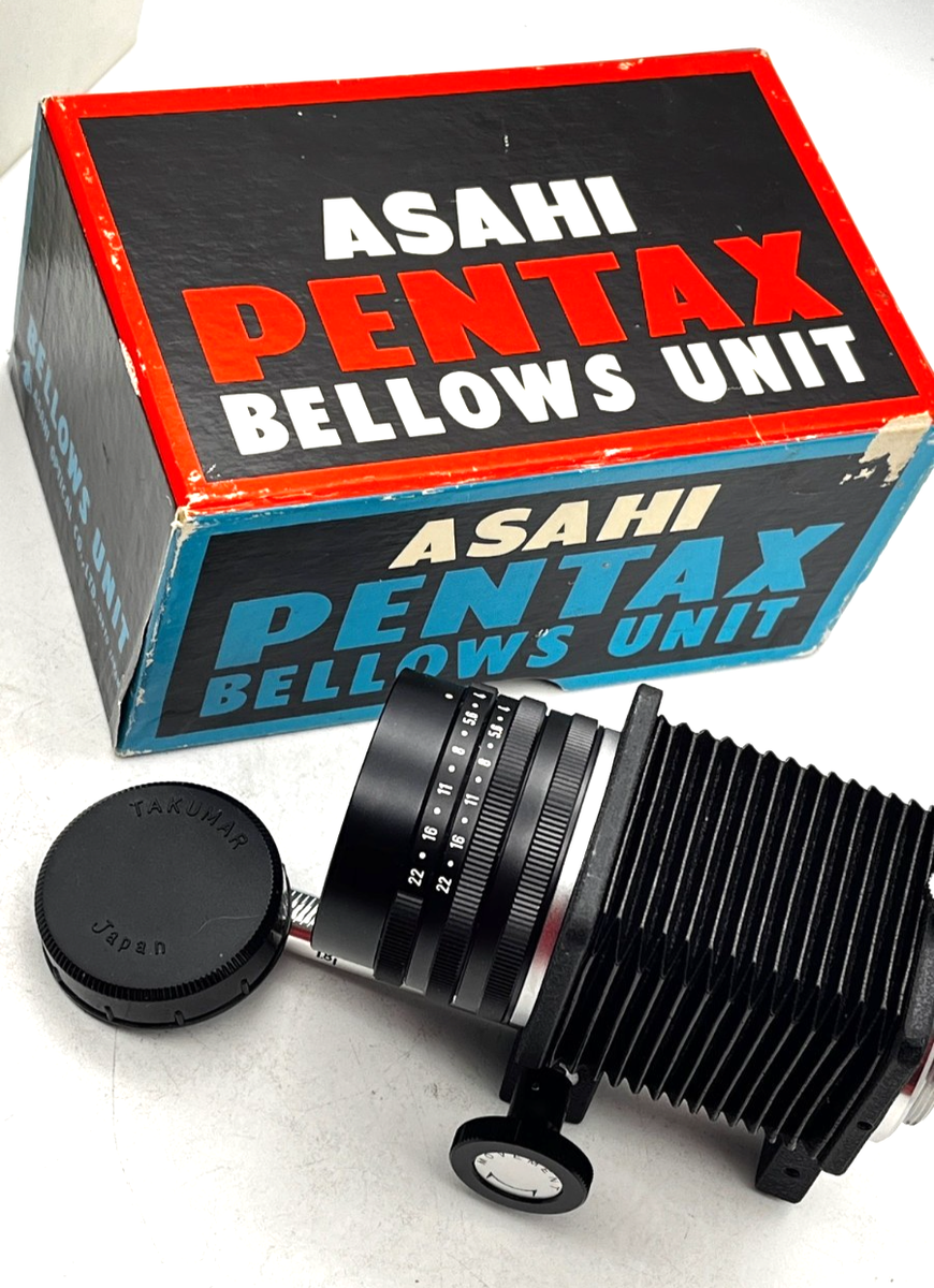 PENTAX Bellows-Takumar ＋ AUTO BELLOWS Pentax-Takumar Macro Bellows ; plus 100mm, f4 Bellows lens ; SET