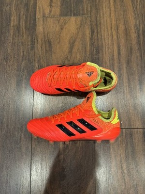  Adidas Men's Solar Red/Core Black COPA 18.1 FG Rare FIFA Edition Soccer Cleats 
