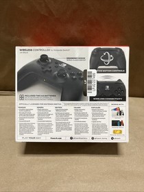 PowerA Jet Black Wireless Controller - Nintendo Switch: Bluetooth, SEE DETAILS