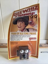 1980 Galoob Gee Whiz Wind-Up Old Time Phone New Old Stock
