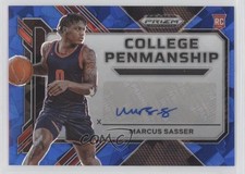 2023 Prizm Draft Picks College Penmanship Blue Ice 28/75 Marcus Sasser Auto 1pe9