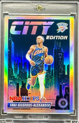#ad SHAI GILGEOUS ALEXANDER RARE CITY REFRACTOR INVESTMENT CARD PANINI MVP $27.99