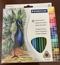 Staedtler Colored Pencils, 72ct Colors, Trian...
