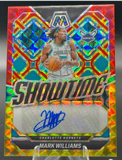 Mark Williams 2023-24 Panini Mosaic Auto Red Gold Showtime Hornets #SS-MRK
