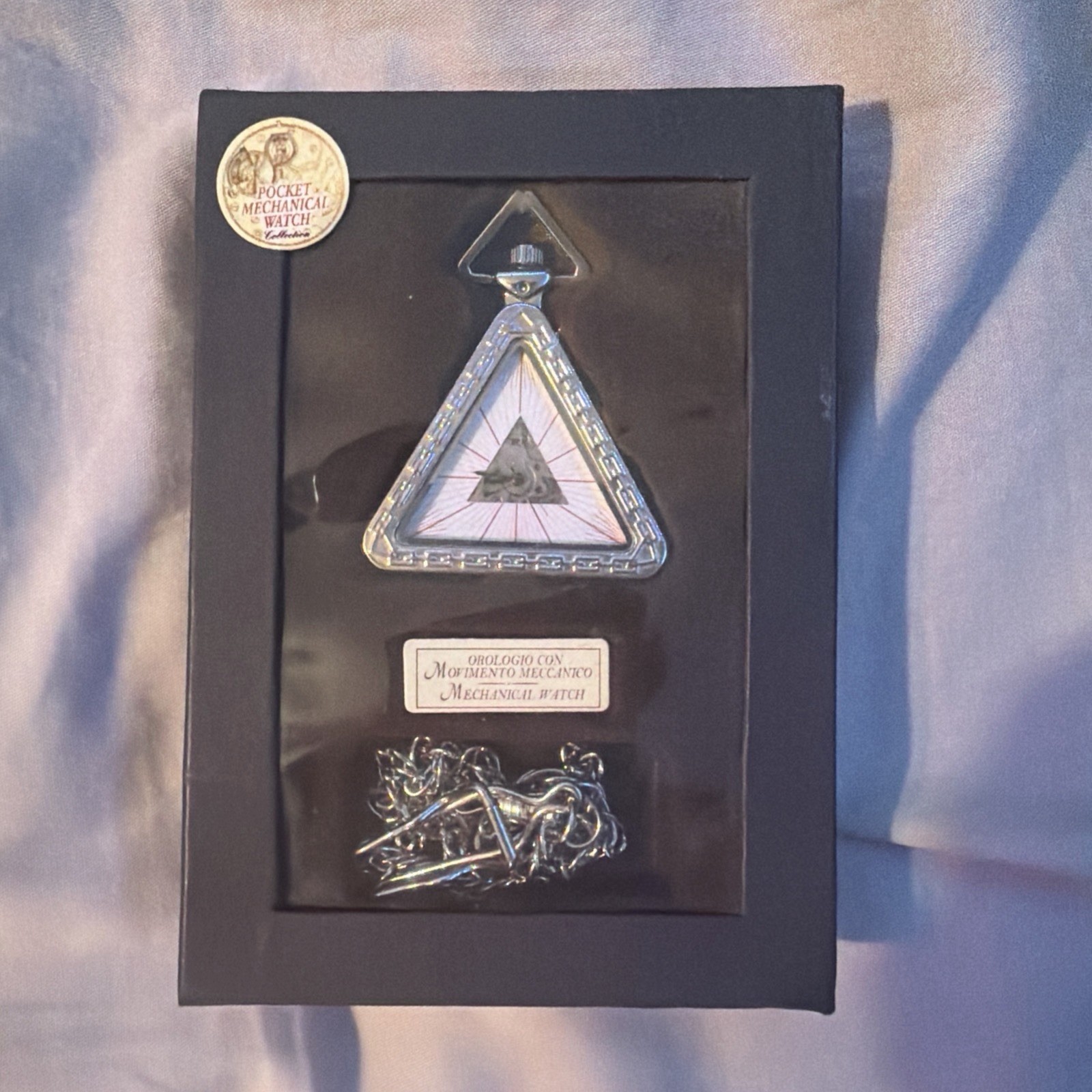 triangular Masonic pocket watch Great Quality Wit… - image 1