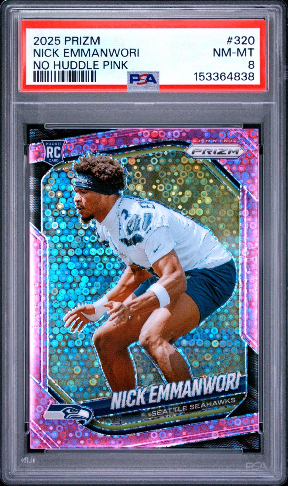 Nick Emmanwori Panini Prizm #320 No Huddle Pink