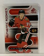 2022-23 Upper Deck SP Game Used - Authentic Rookies Alex Vlasic #175 Red /221...