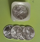 Roll of 20 - 1987 American Silver Eagle 1 oz BU. MINT CONDITIONS.  — photo 1