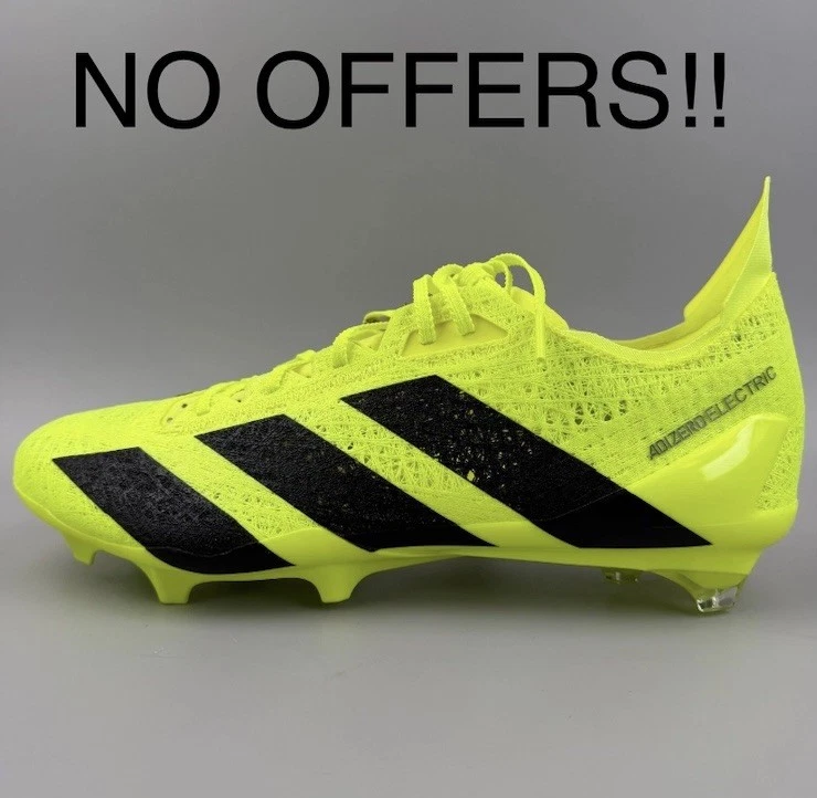 Adidas Adizero Electric Strung 40 Yellow Football Cleats Mens Size 12 JH7399 NEW adidas Adizero Strung 40 Team Solar Yellow 2 Core Black  main image 2