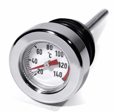 Jauge Huile Température en Celsius 36 mm 111 mm Pour Harley Davidson Softail - Photo 1/4